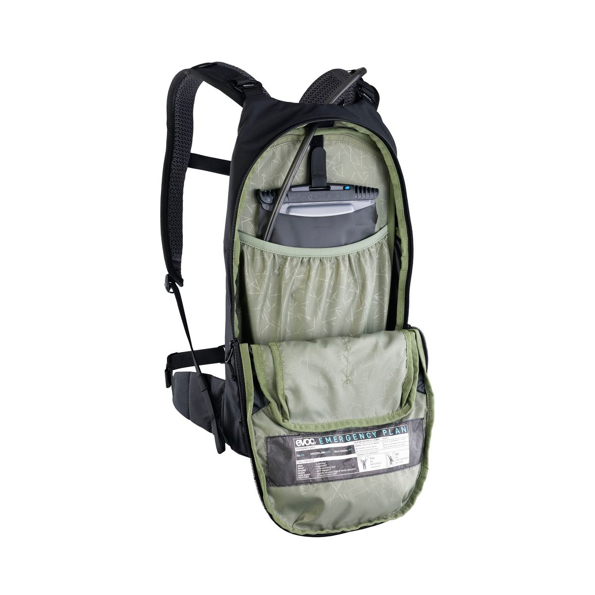 Evoc Mochila Stage 6 + Bladder 2L Black - Rideshop