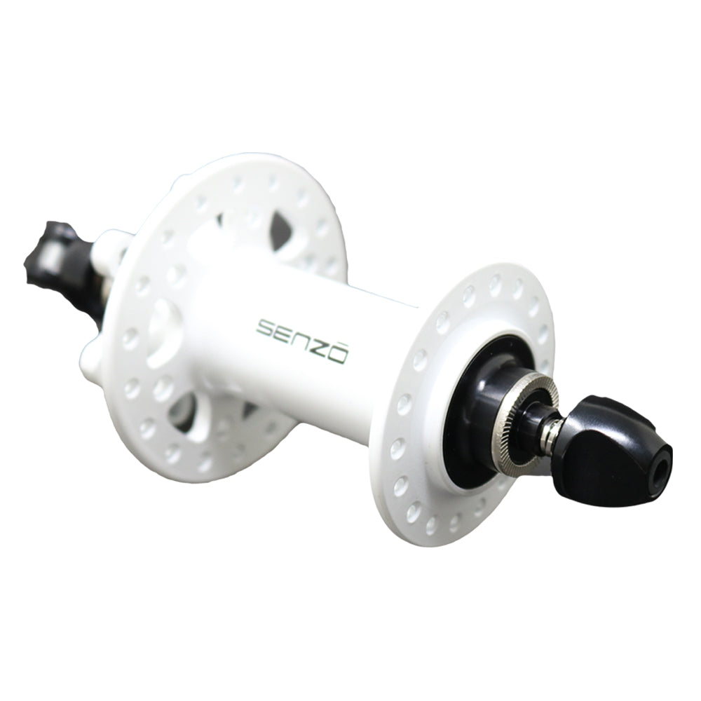 Maza Delantera SENZO MTB light C/Bloq 36H Blanca