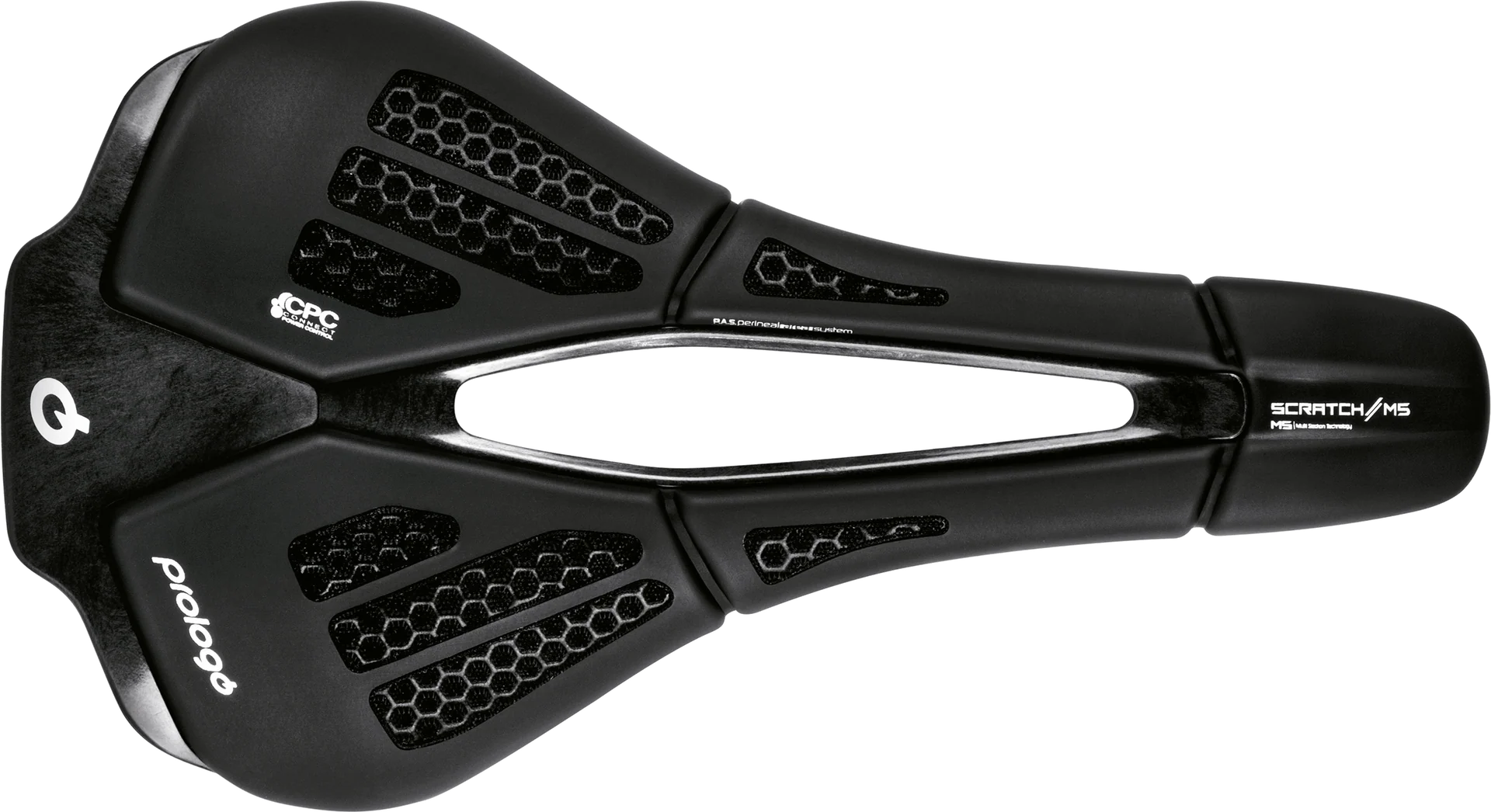 Asiento Prologo Scratch M5 PAS Tirox 140mm CPC Aring Negro