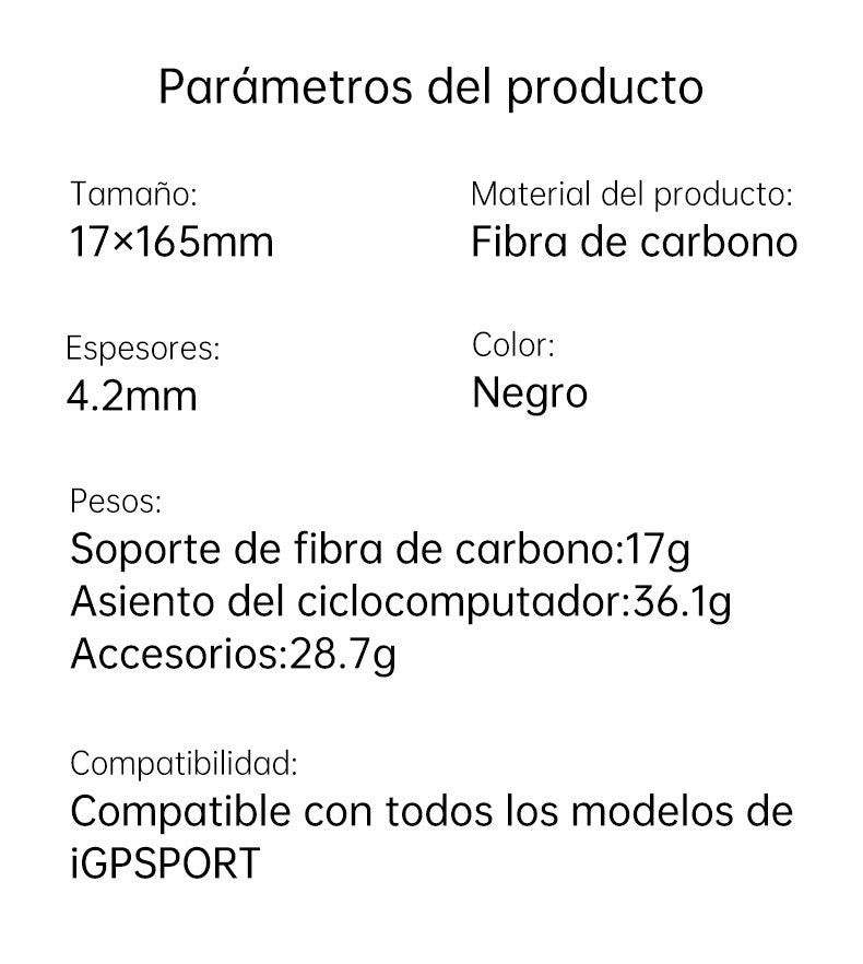 Soporte Aero Ciclocomputador iGPSPORT M82 con Adaptador S81
