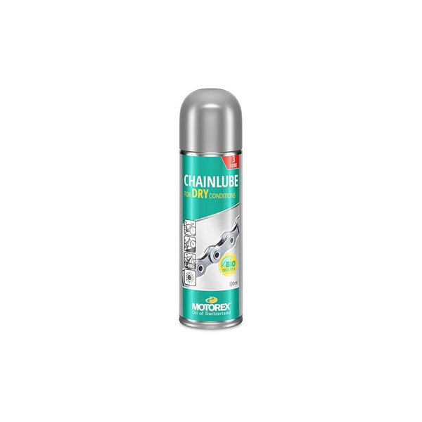 Spray Lubricante Cadena Bicicleta Motorex (Clima Seco) 300Ml