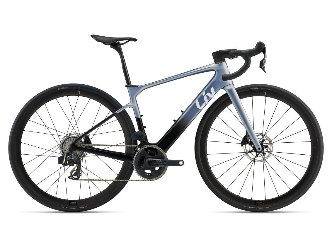Bicicleta Liv Ruta Avail Advacned E+ Elite 1 Dreamy Blu/Cbn Smoke | Preventa - Entrega Junio 2026