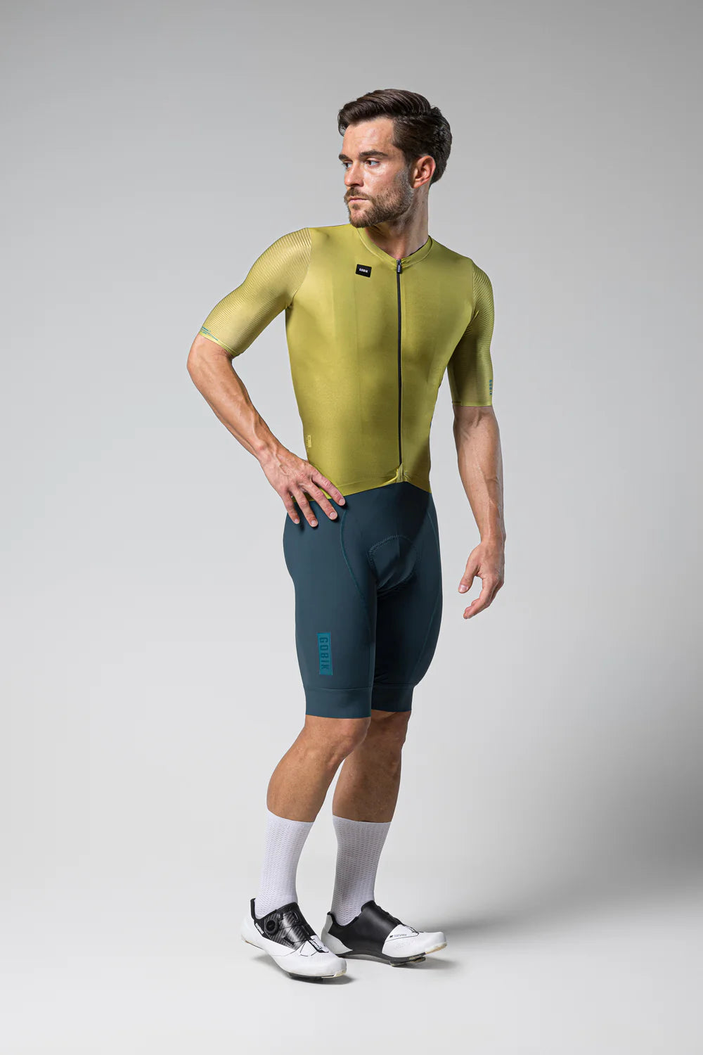 Gobik Maillot Manga Corta Attitude 2.0 Hombre Split Green