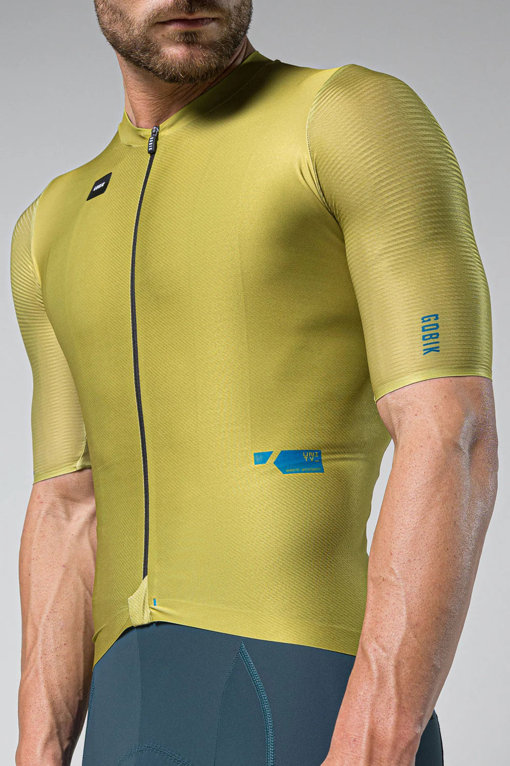 Gobik Maillot Manga Corta Attitude 2.0 Hombre Split Green