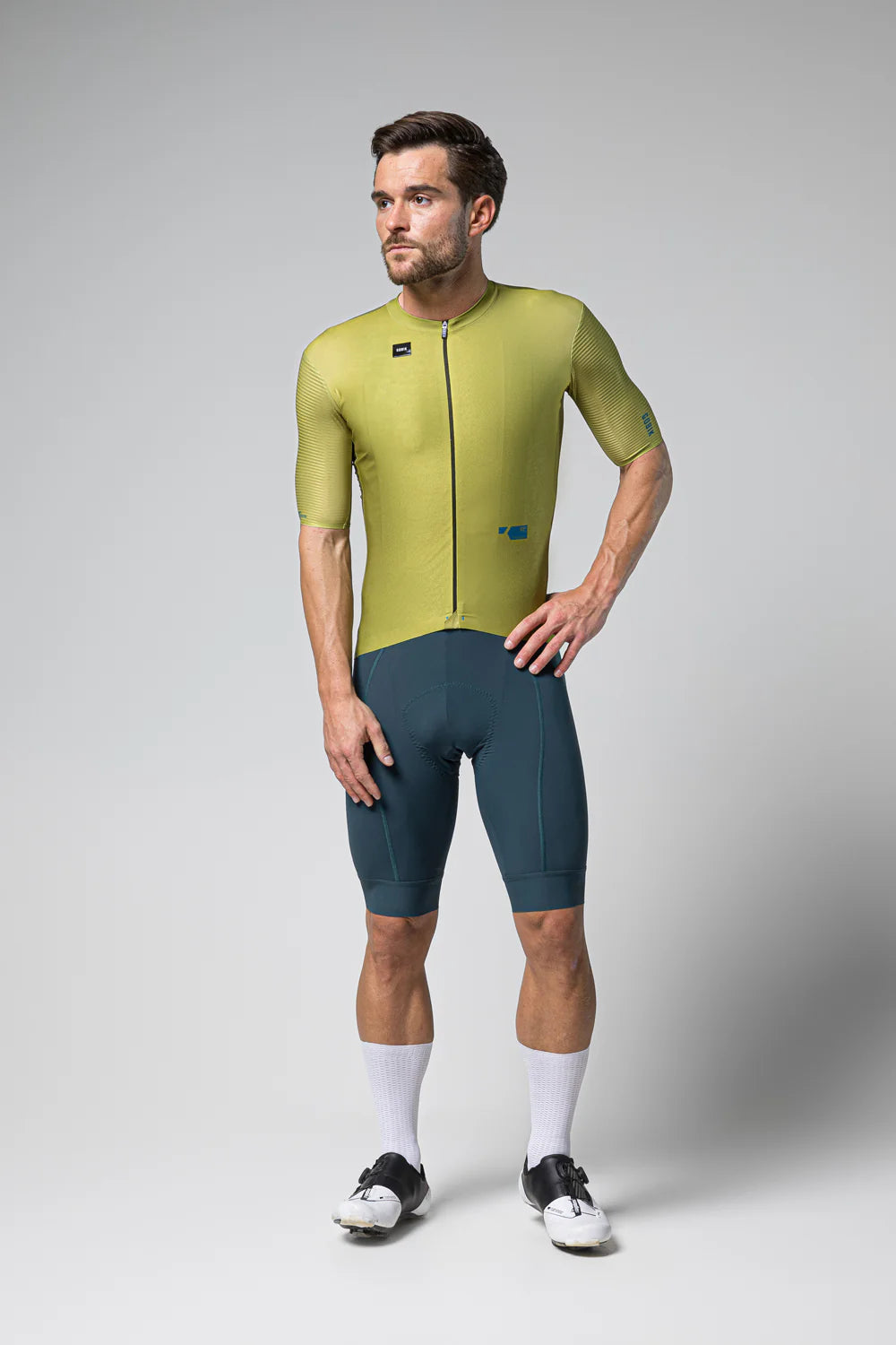 Maillot Manga Corta Magnitude Hombre Split Green