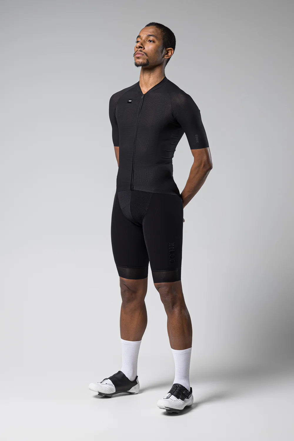 Gobik Maillot Manga Corta Phantom Unisex Jet Black