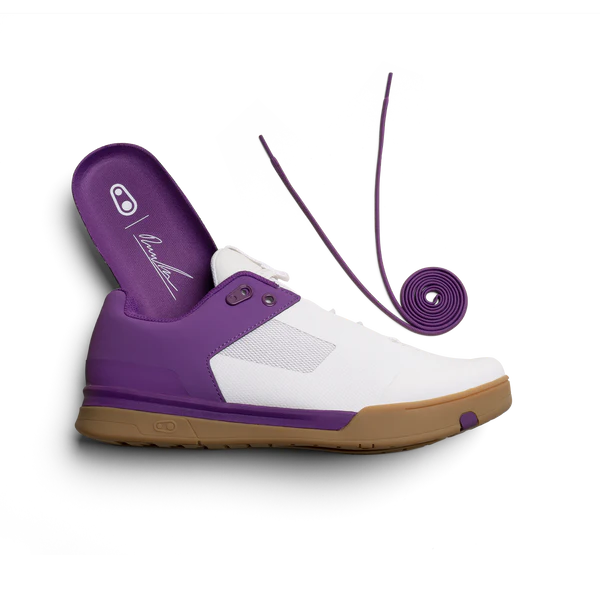 Zapatillas Crankbrothers Mallet Lace White Purple Bernard Kerr
