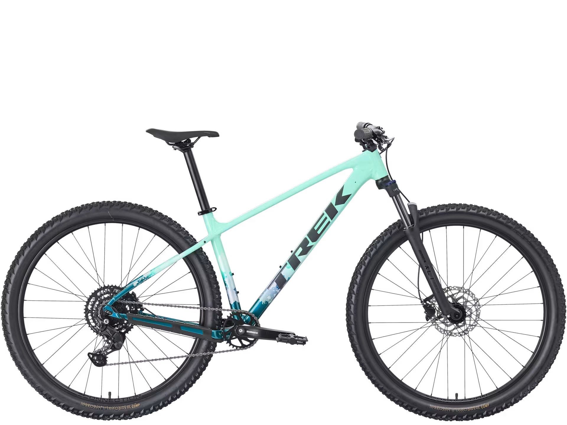 Bicicleta MTB Trek Marlin 5 Miami Green/Dark Aquatic Fade 3ra Gen My26