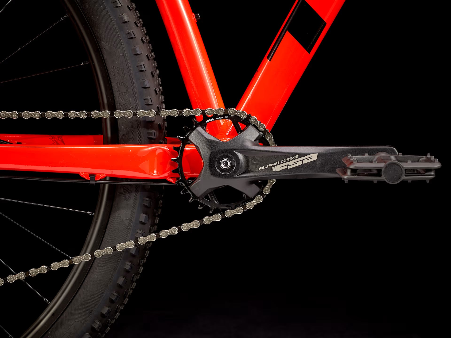 Bicicleta MTB Trek Marlin 7 Marigold Red Fade 2da Gen
