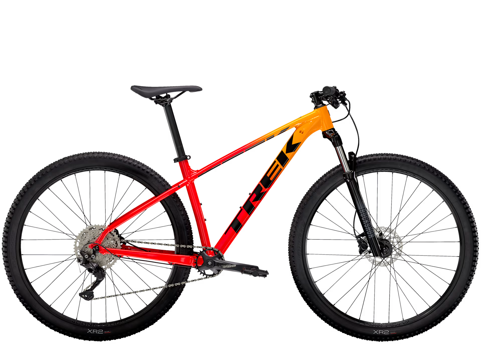 Bicicleta MTB Trek Marlin 7 Marigold Red Fade 2da Gen