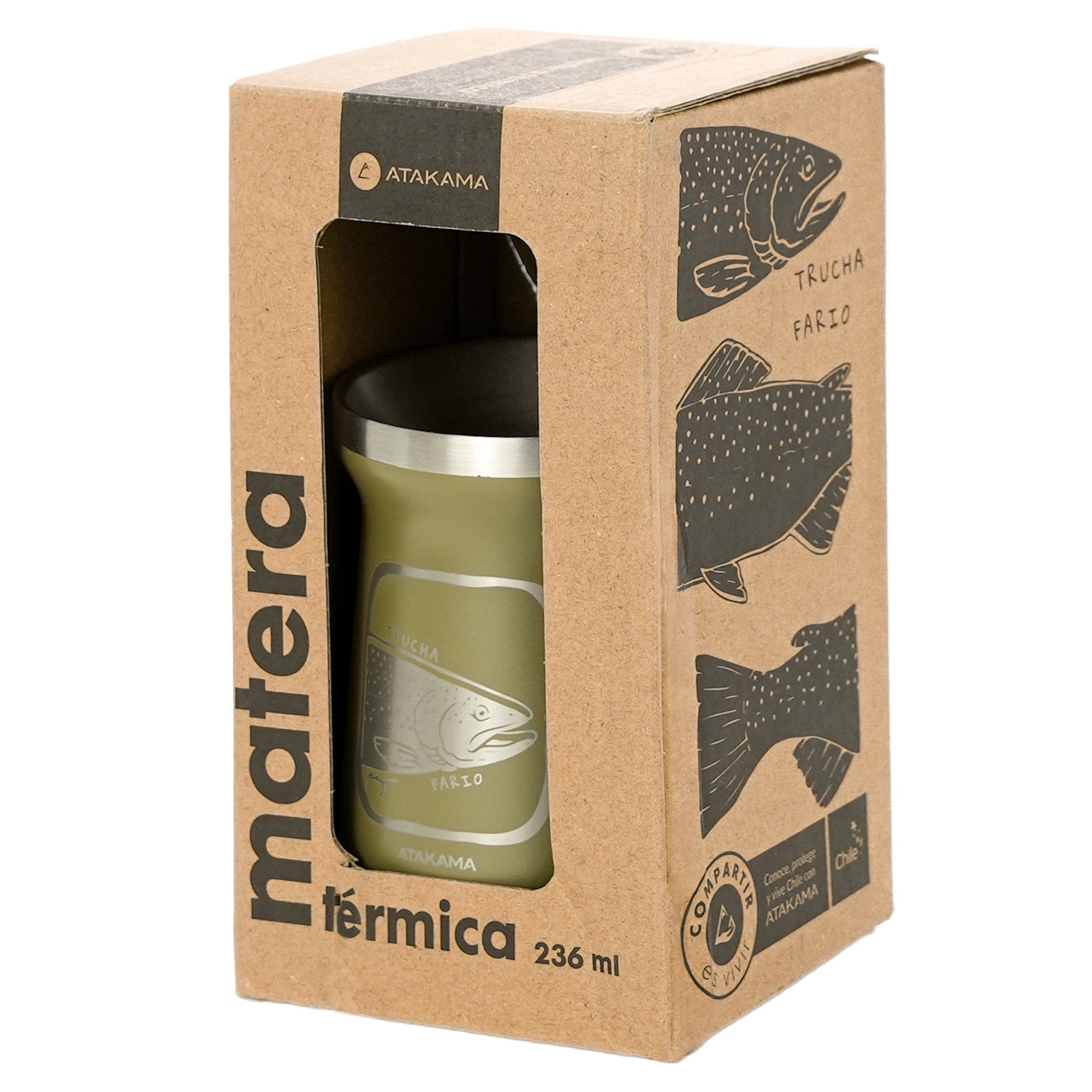 Matera térmica Trucha Fario 235 ml - Rideshop