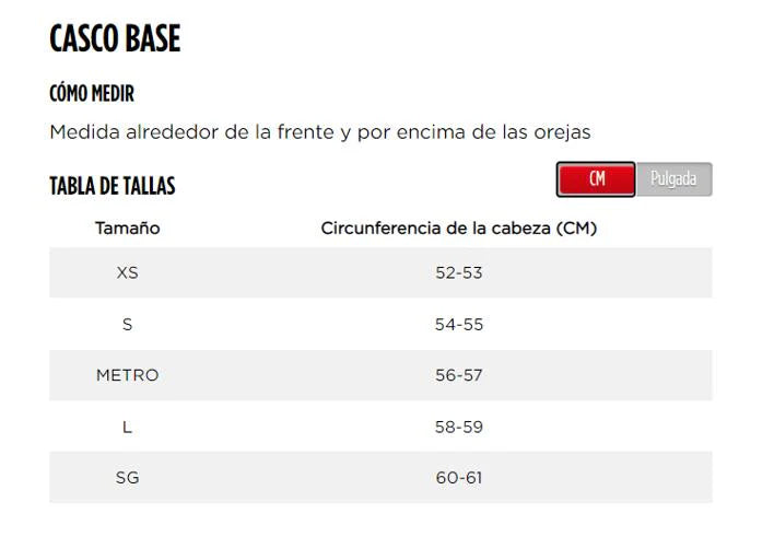 Guía de Talla