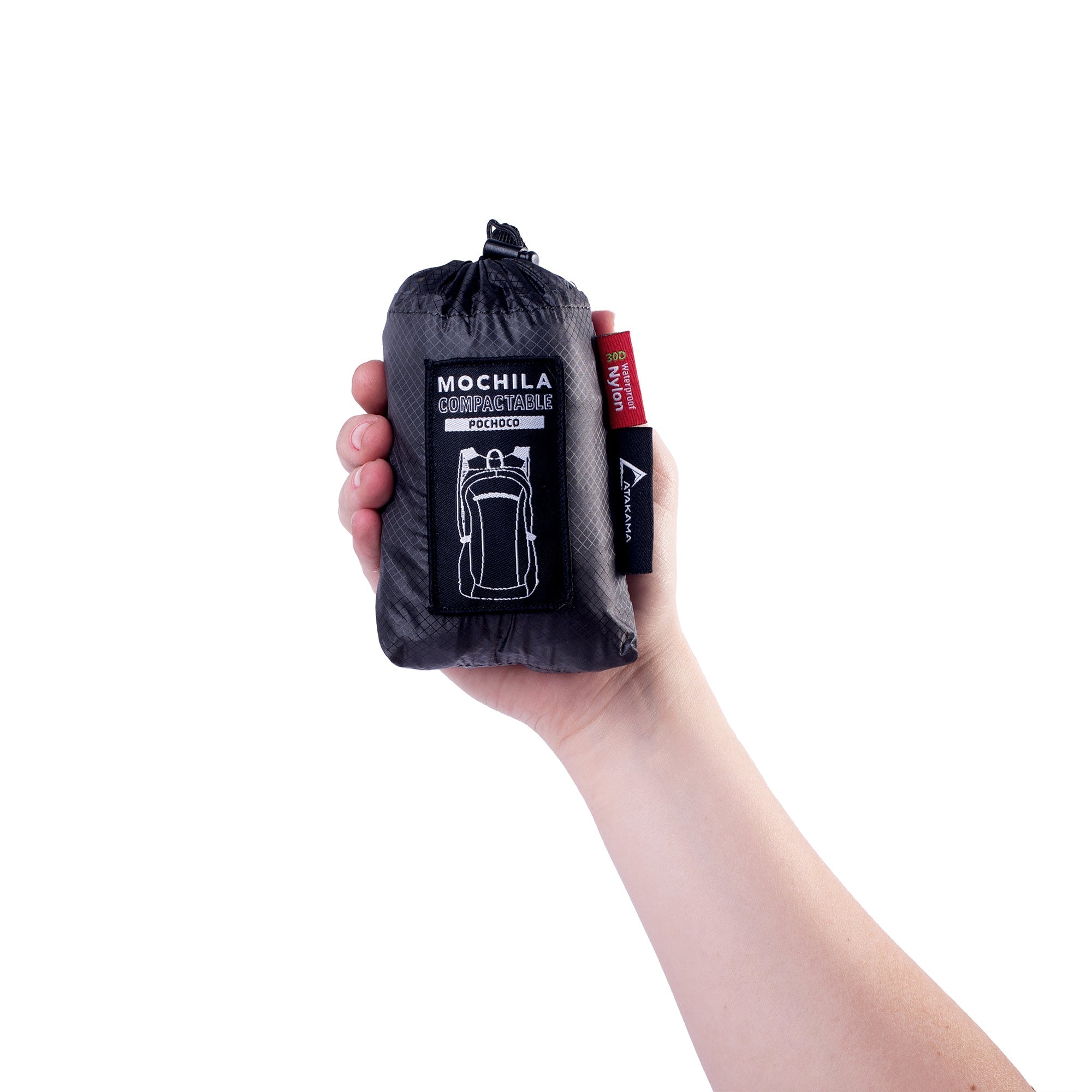 Mochila plegable Pochoco 16 lt Negro