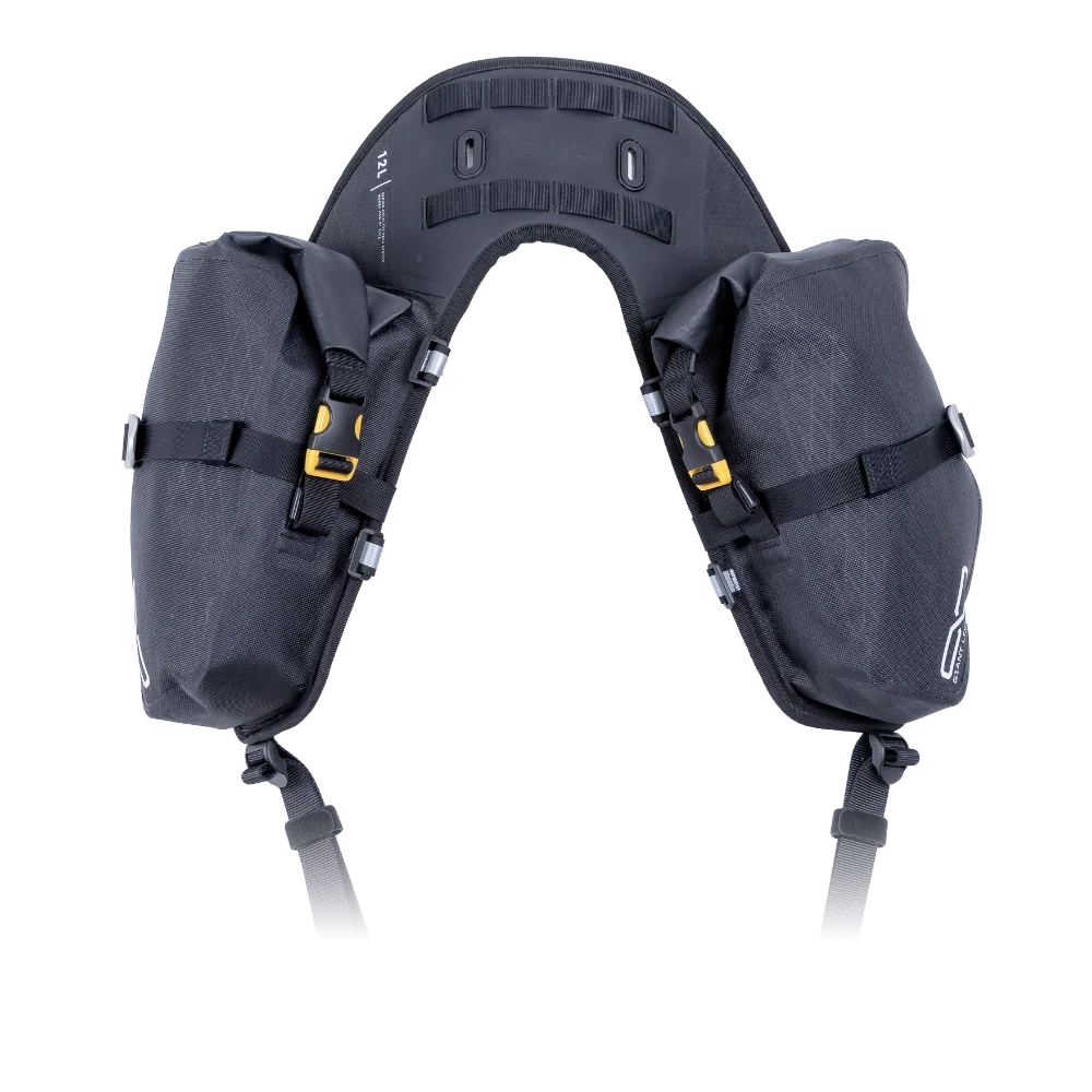 Alforja Trasera Para Moto Mojavi Saddlebag Roll Top 12L Giant Loop Negro
