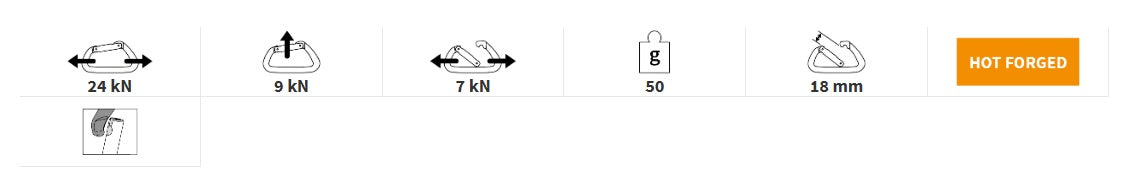Mosquetón Morfo Sg Climbing Technology
