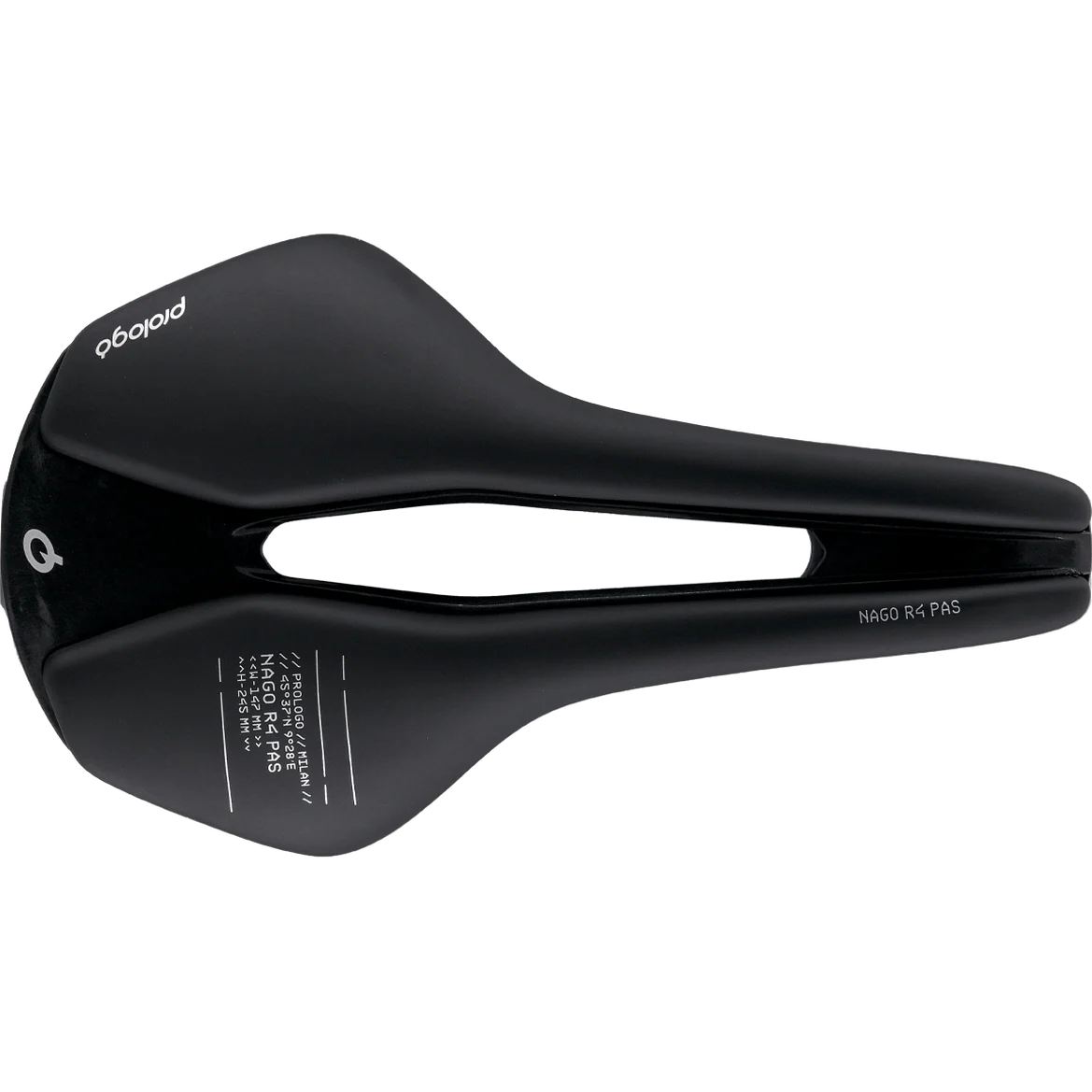 Asiento Prologo Nago R4 PAS Nack 147mm Negro