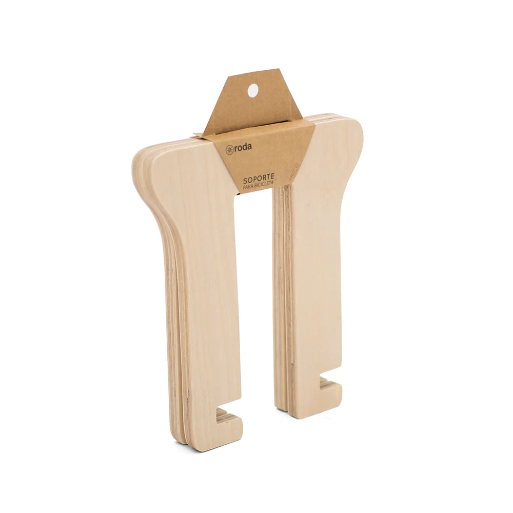 Roda Soporte Bicicleta Madera - Rideshop