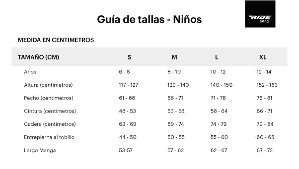 Guía de Talla