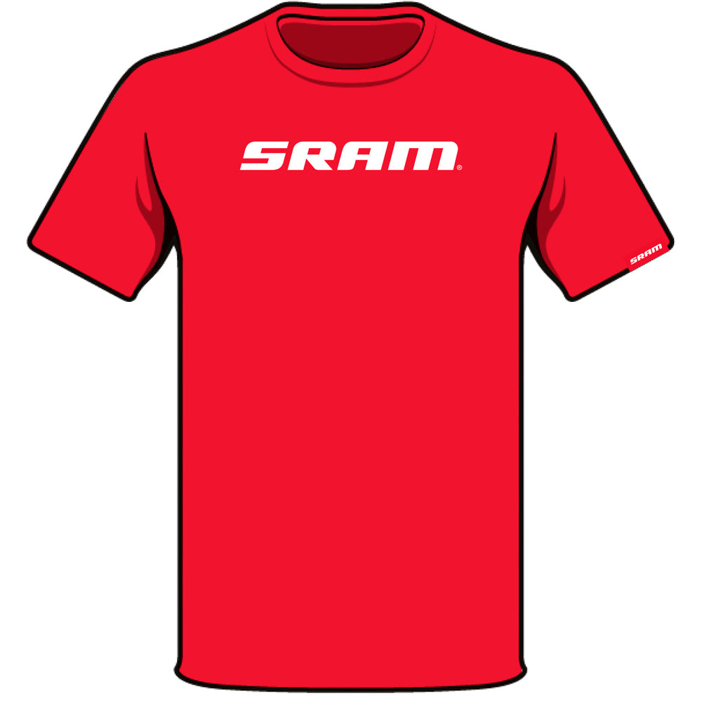 Polera SRAM classic rojo S - Rideshop