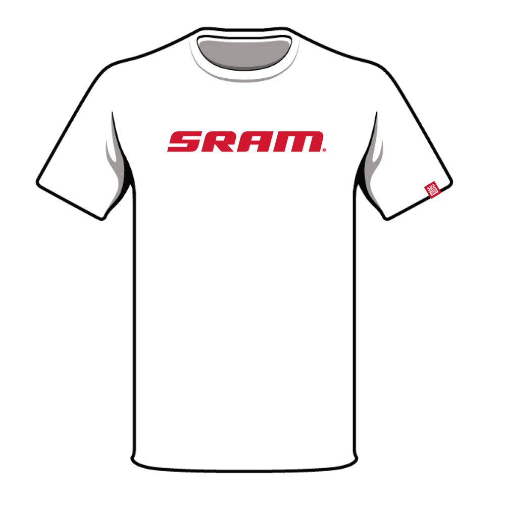Polera SRAM classic blanco S - Rideshop