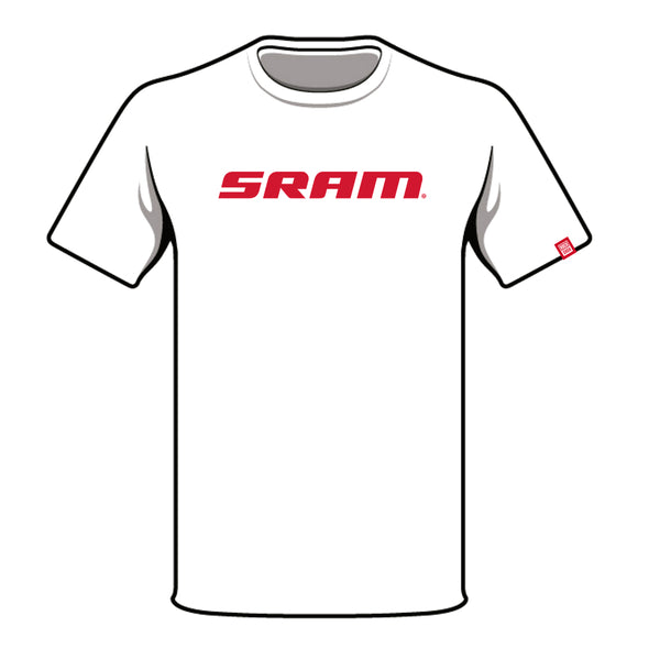 Polera SRAM classic blanco S - Rideshop