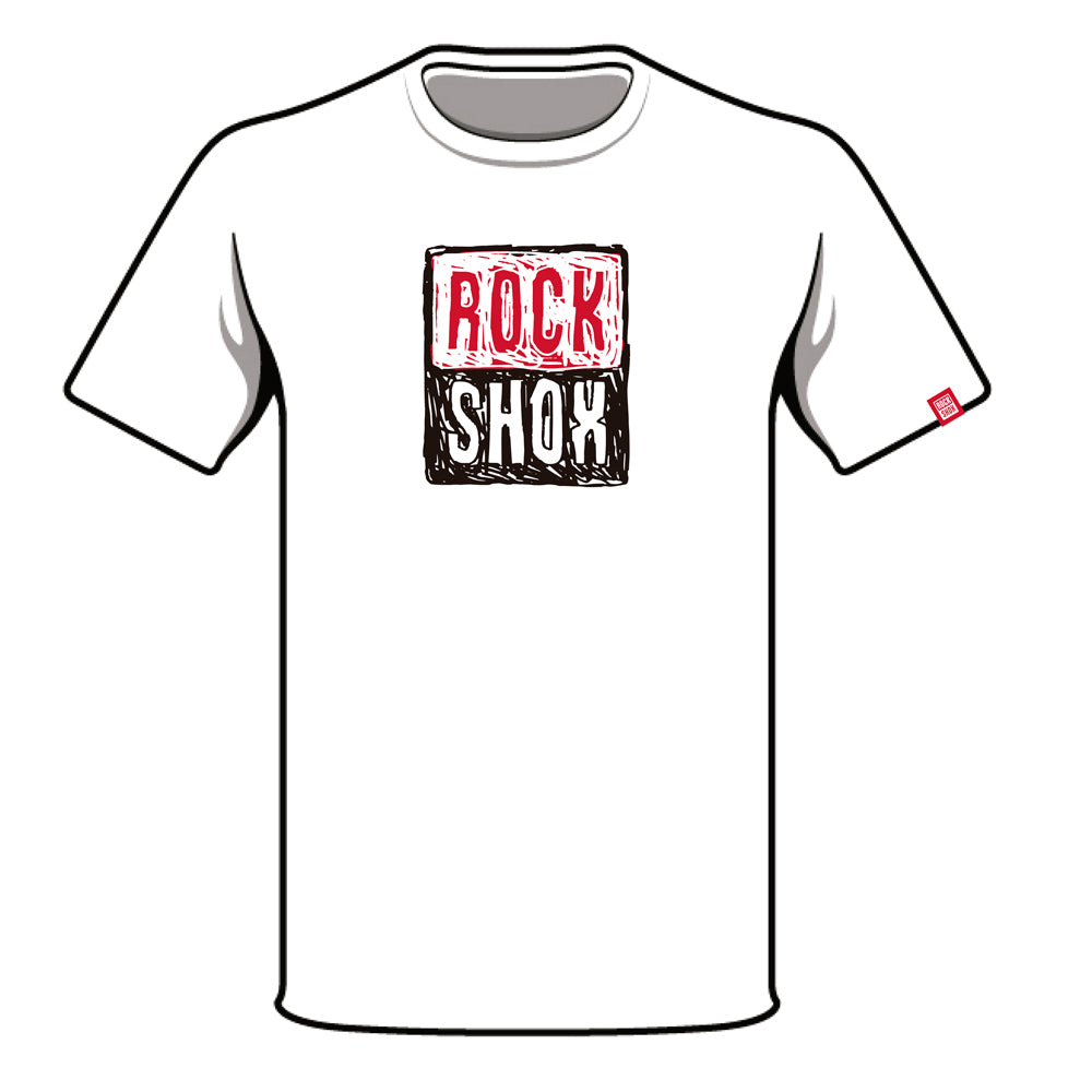 Polera ROCK SHOX R2206 Blanco XL - Rideshop