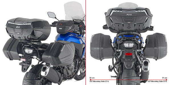 Givi Anclaje Lateral Para Maletas V35, V37 MONOKEY® SIDE a combinar con 02RKIT