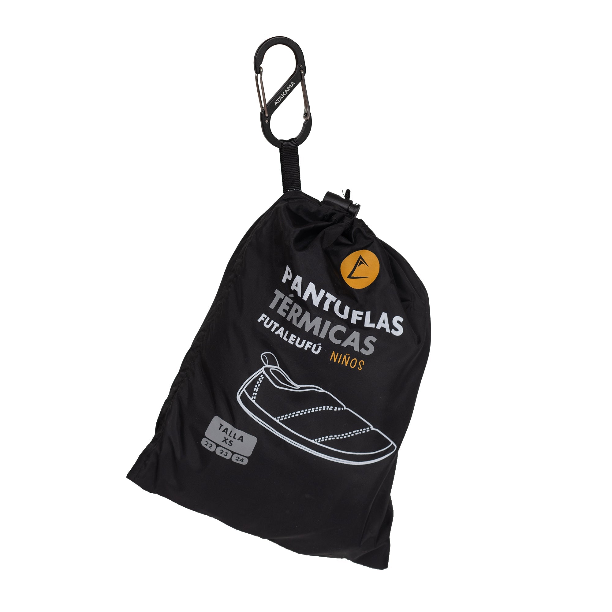 Pantufla Futaleufú niños negra - outlet