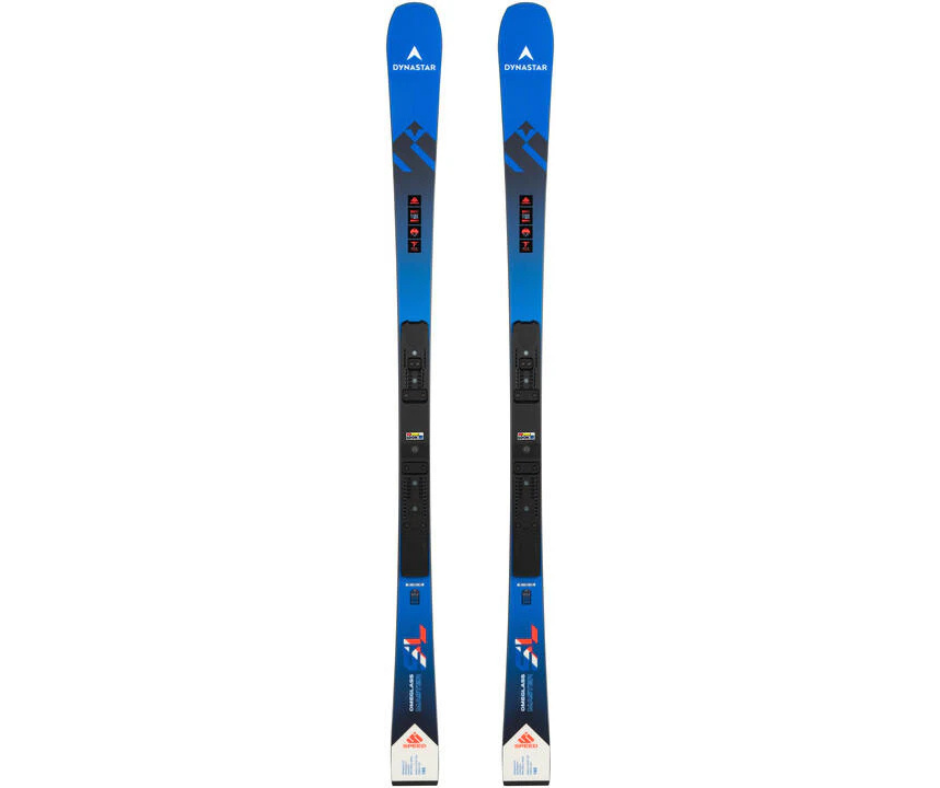 Dynastar Skis SPEED OMEGLAS MASTER SL R22 y Fijaciones Look SPX 12 ROCKERACE GW HOT RED