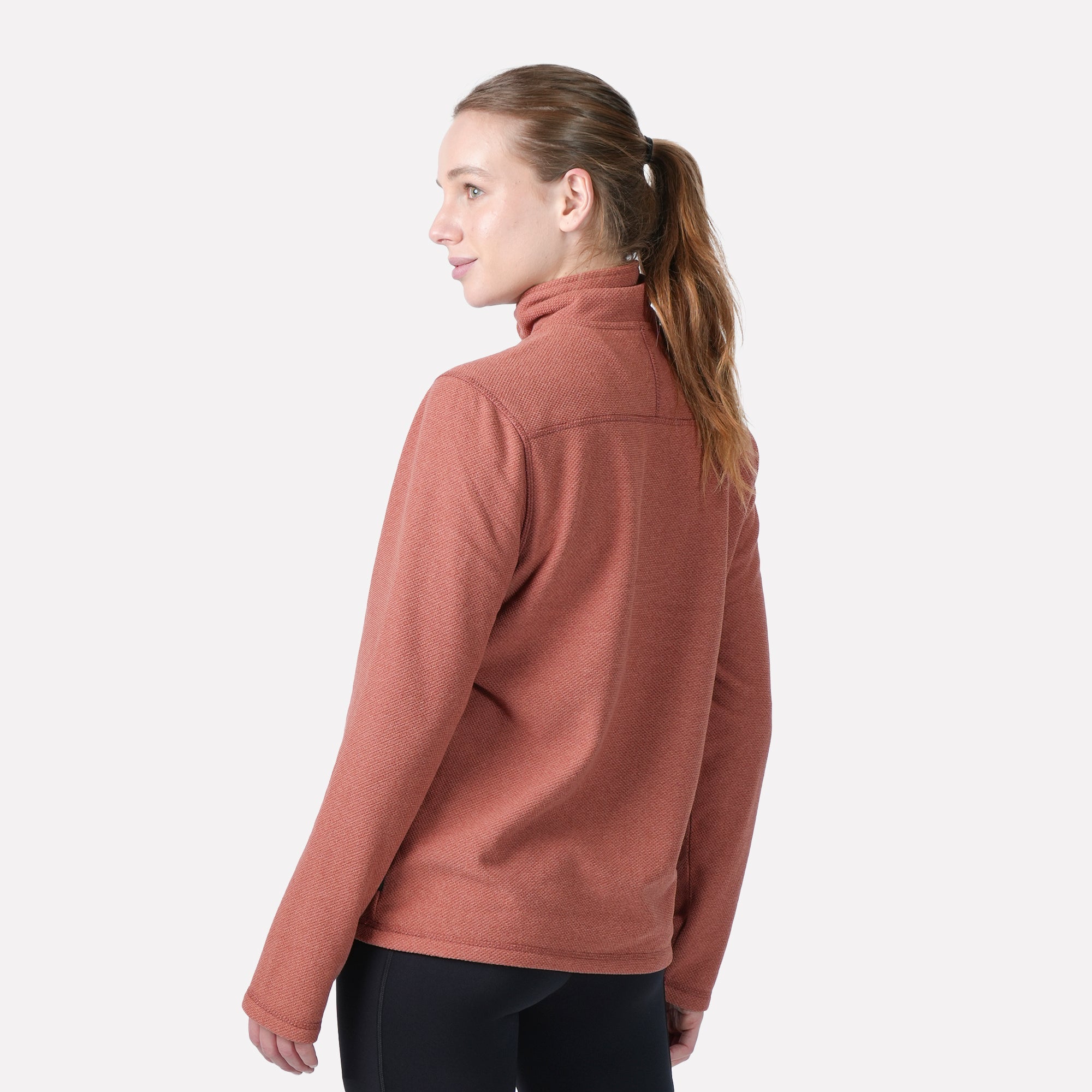 Polar Texturado Mujer Ventisquero Rosado - Atakama Outdoor