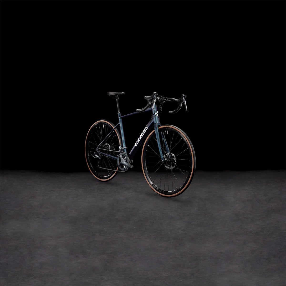 Bicicleta Ruta Cube Attain Aro 700c Azul