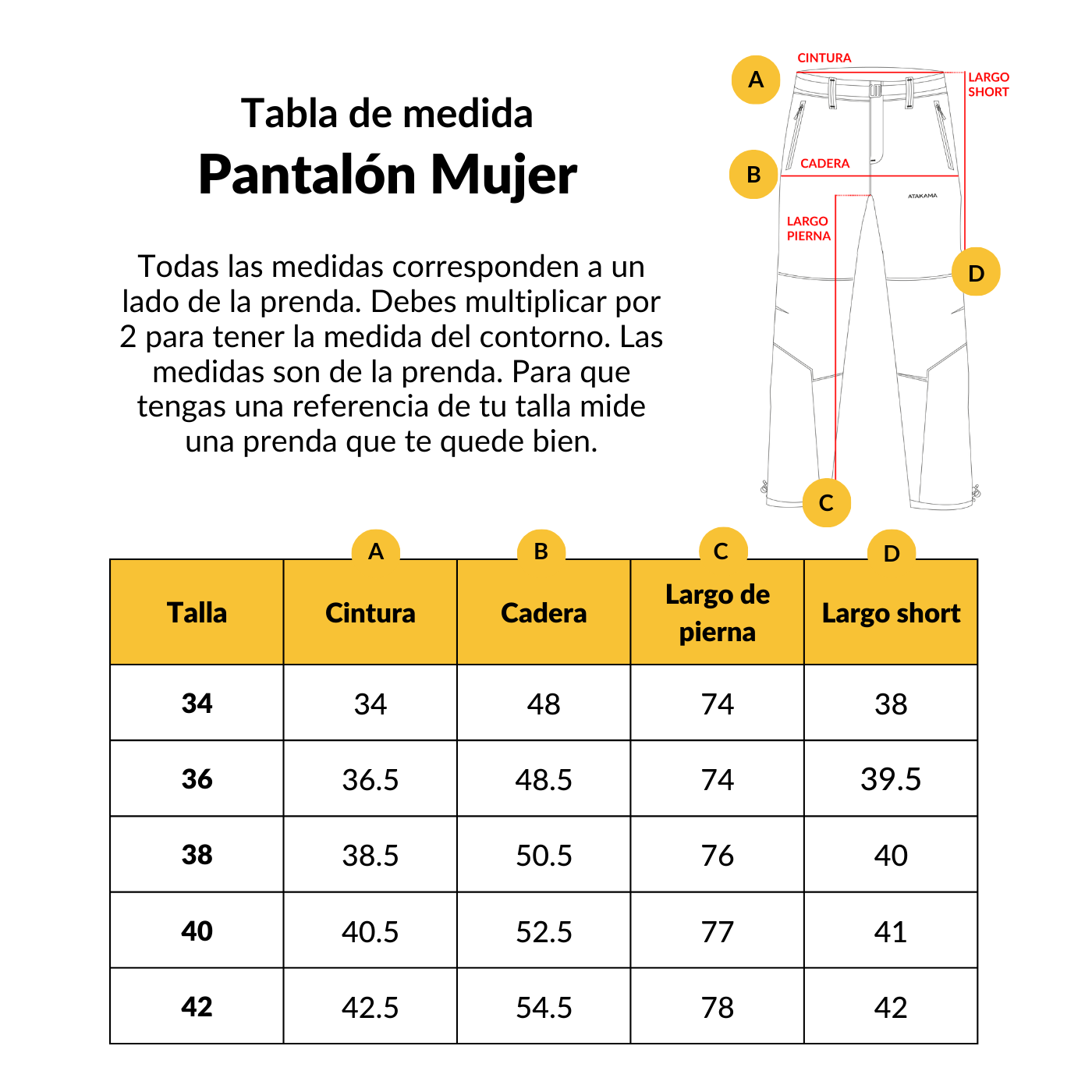 Pantalón de Trekking Desmontable Andino Mujer Atakama Outdoor - Rideshop