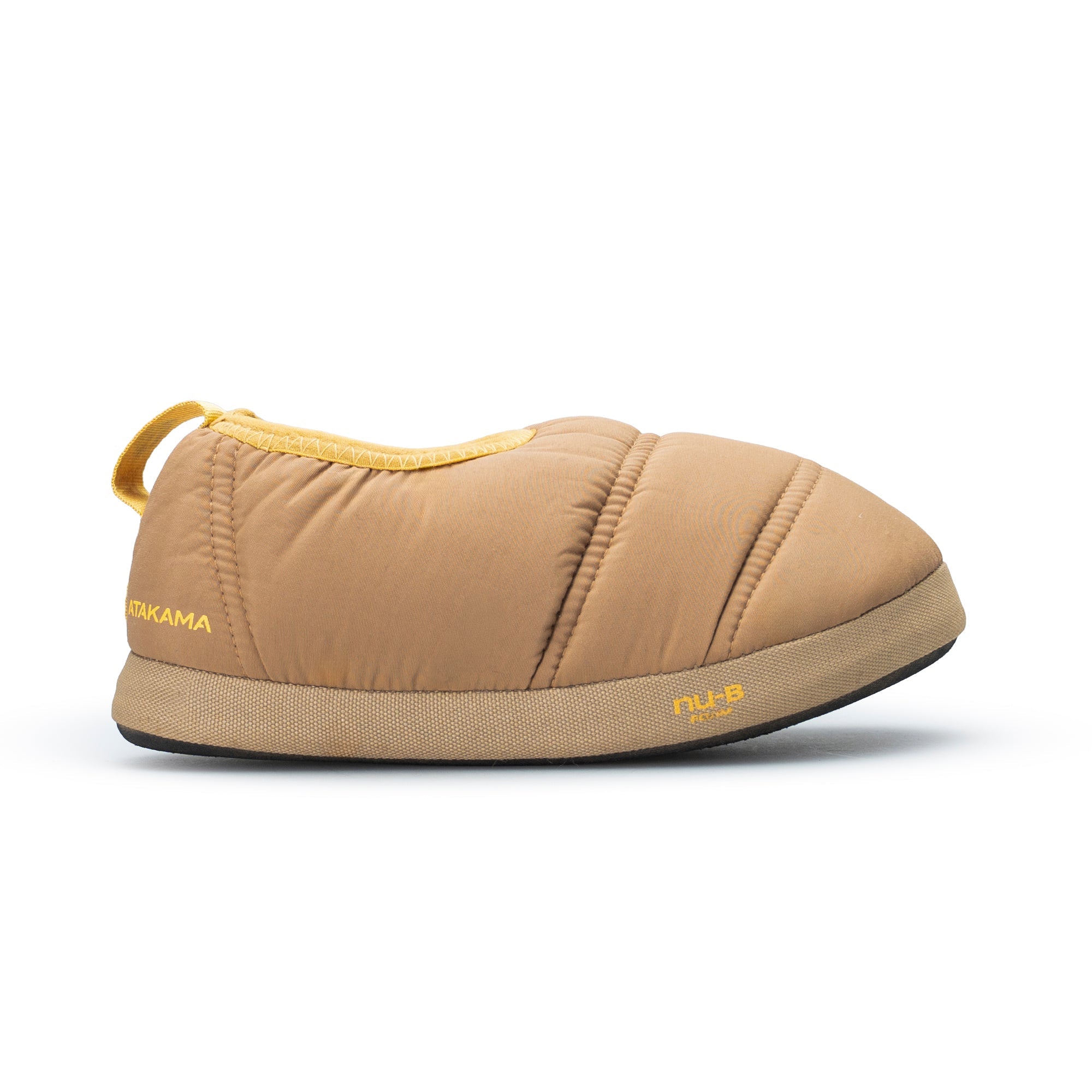 Pantuflas térmicas Futaleufú Niños SOFT Nu-B Foam Cafe Caramelo — Atakama Outdoor