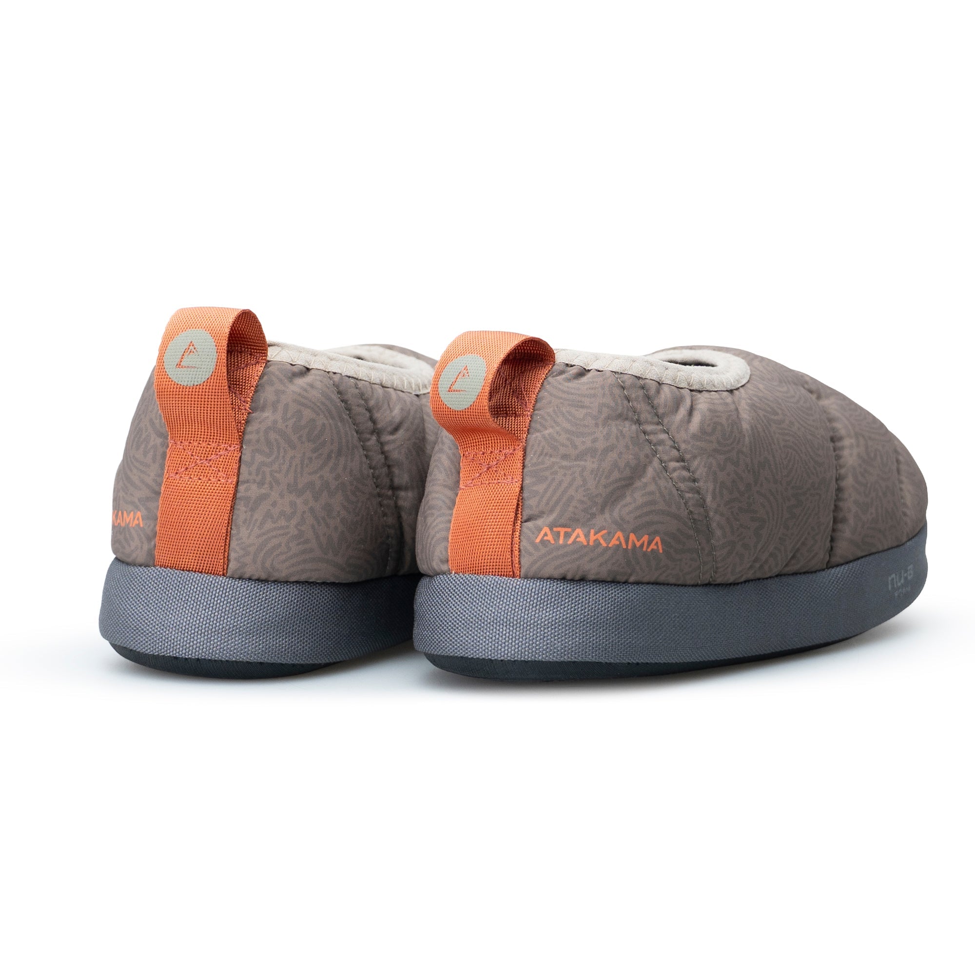 Pantuflas térmicas Futaleufú Niños SOFT Nu-B Foam Beige Verde Musgo Print