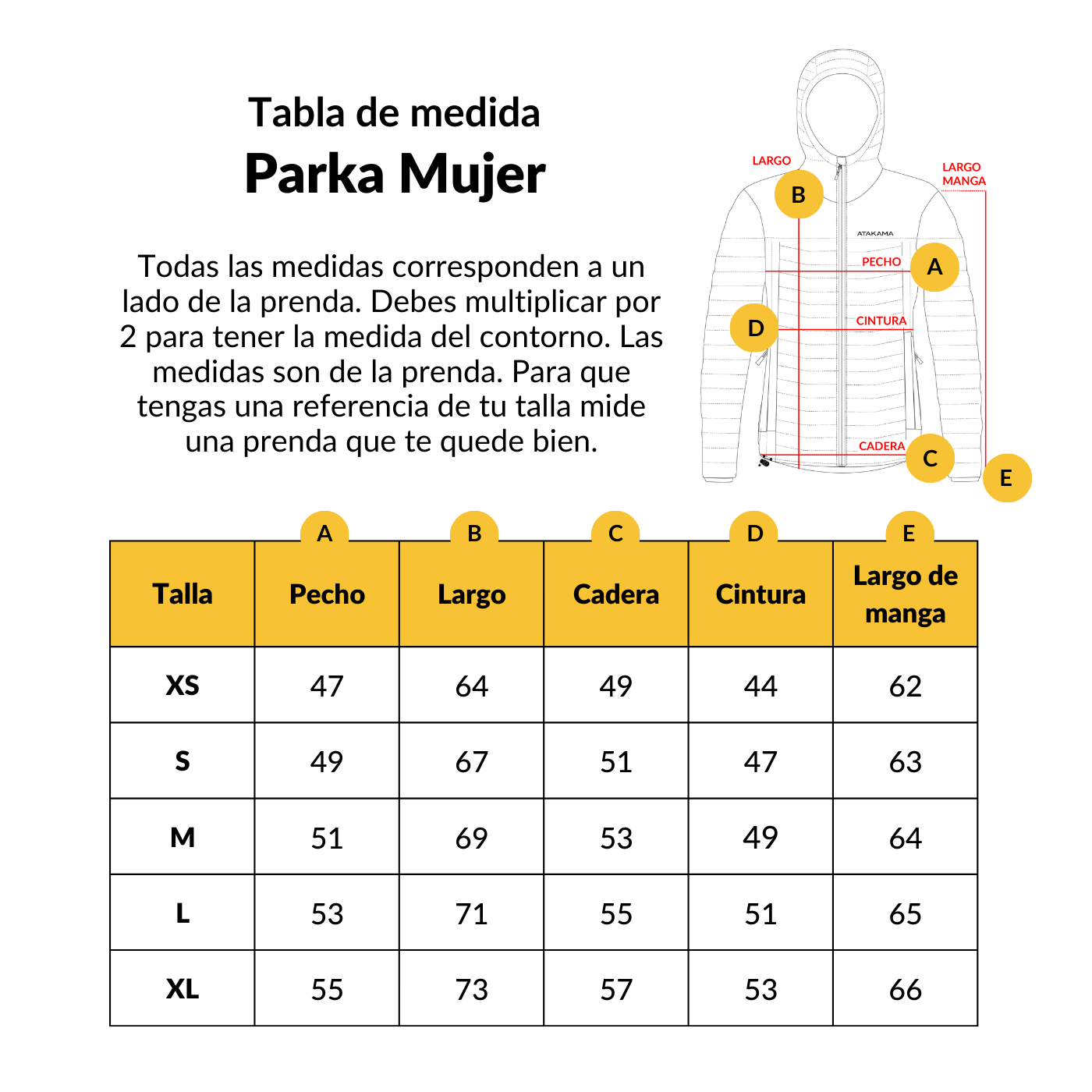Chaqueta Parka térmica mujer hoodie Indómita Atakama Outdoor - Rideshop