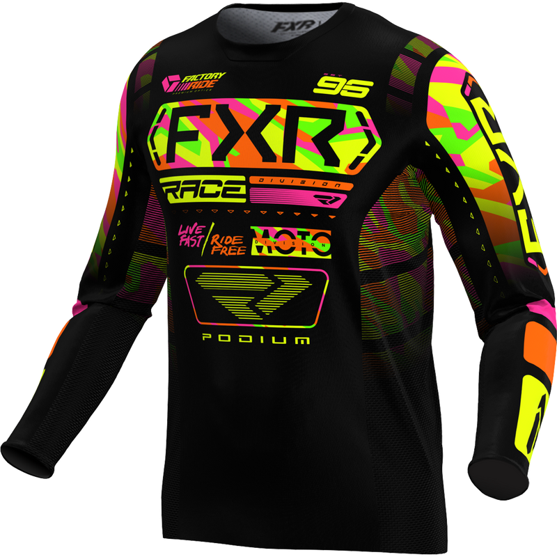 Polera Moto FXR Podium Sherbet Camoo