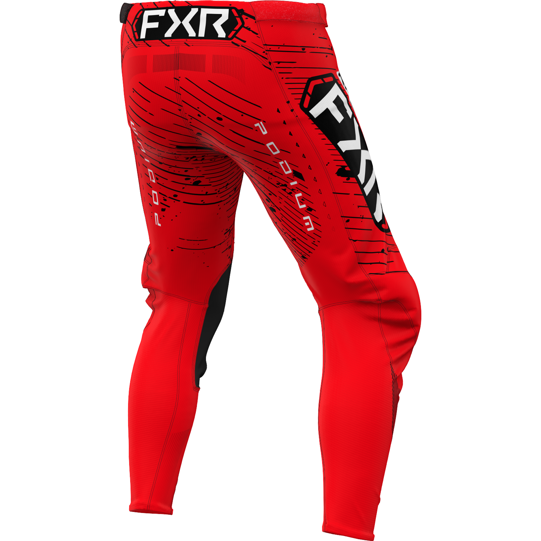 Pantalon Moto FXR Podium Rojo/Negro