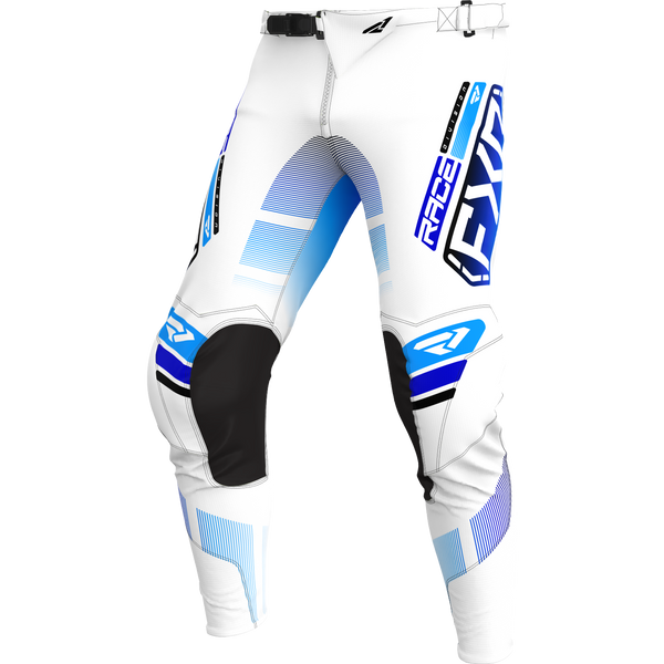 Pantalón Moto FXR Podium Blanco/Azul