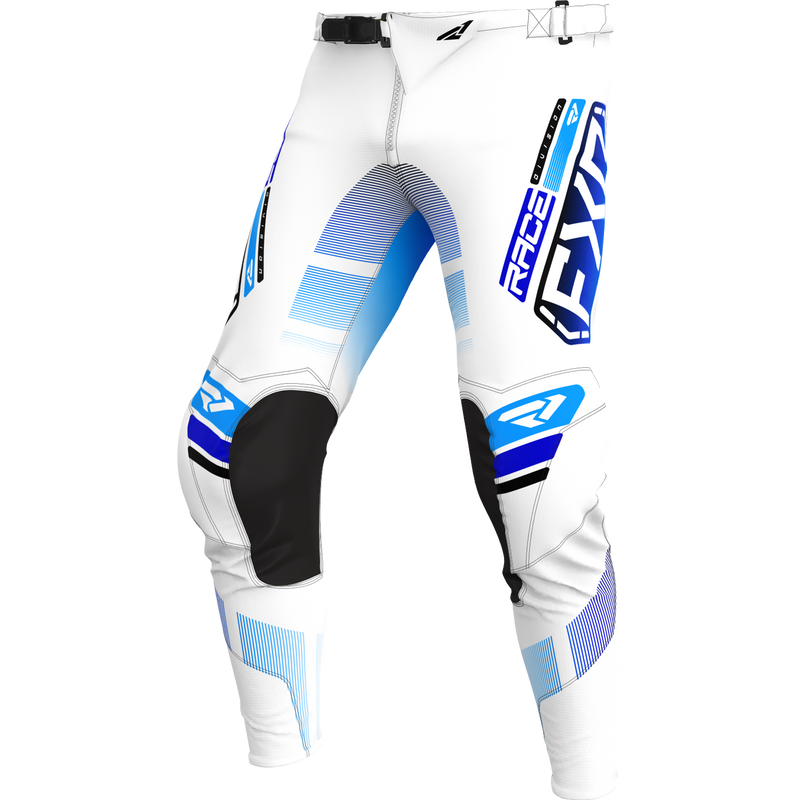 Pantalón Moto FXR Podium Blanco/Azul