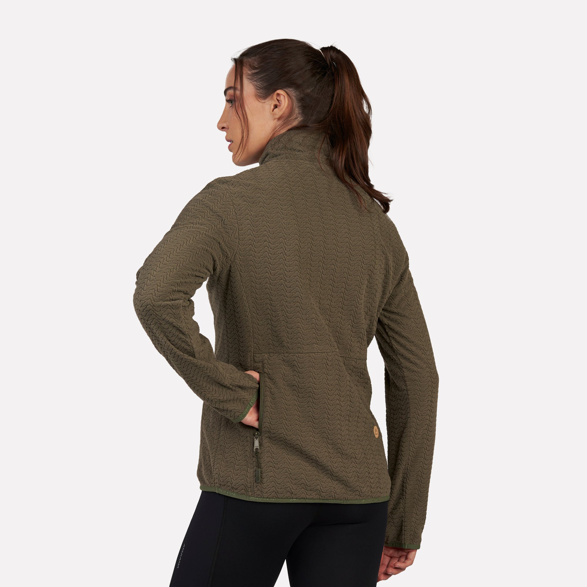 Polar fleece ultraligero 1/4-Zip mujer Volca Atakama Outdoor - Rideshop
