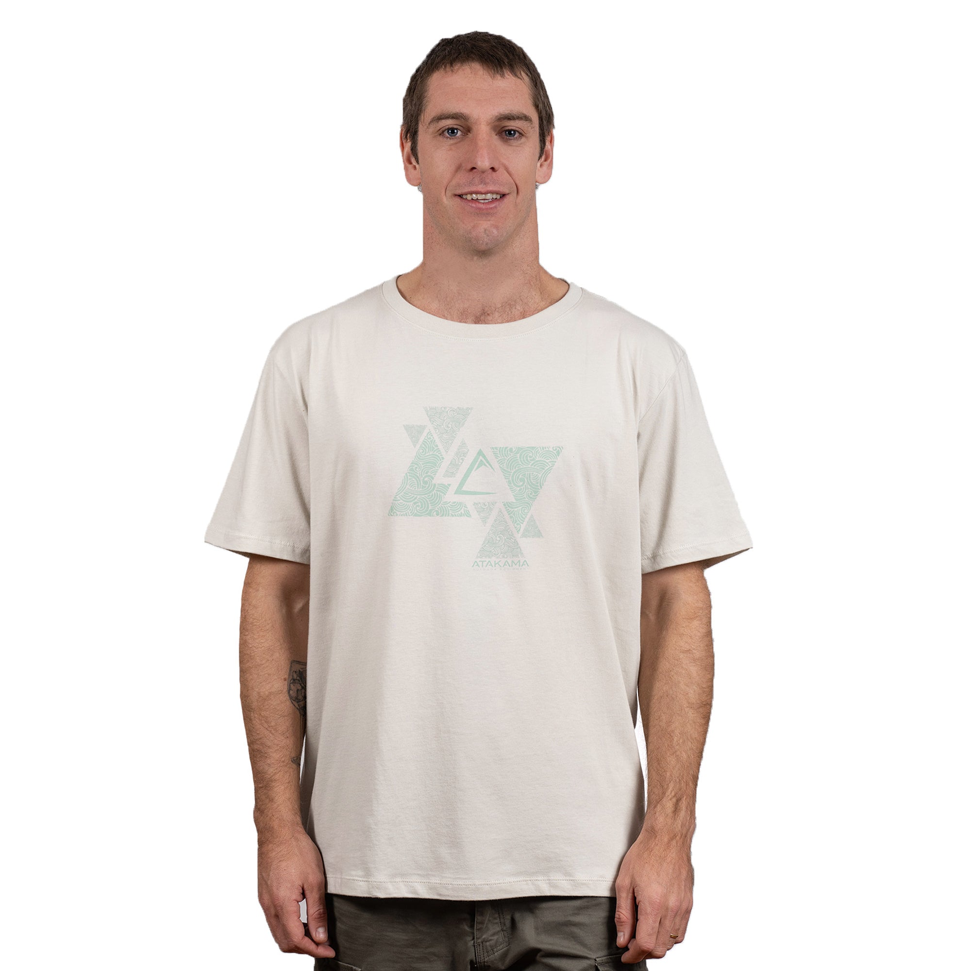 Polera manga corta Triángulos Atakama Outdoor - Rideshop