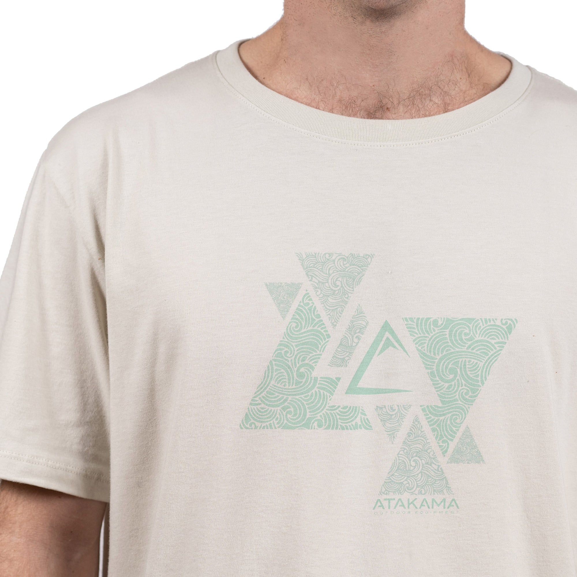 Polera manga corta Triángulos Atakama Outdoor - Rideshop