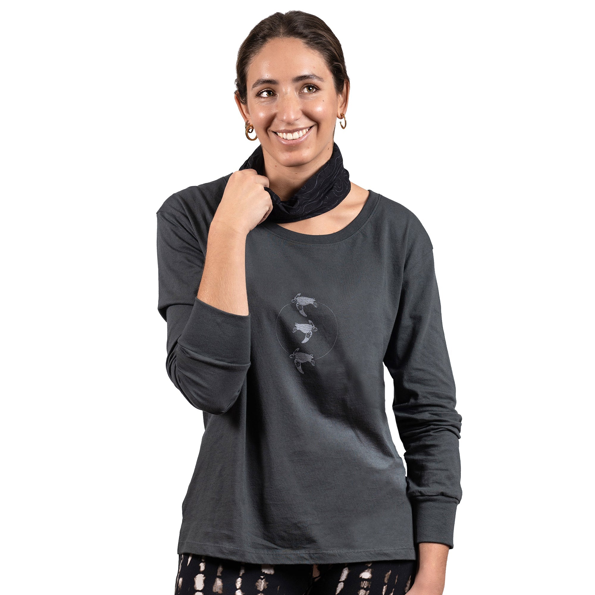 Polera mujer manga larga Tortuga Laúd Atakama Outdoor - Rideshop