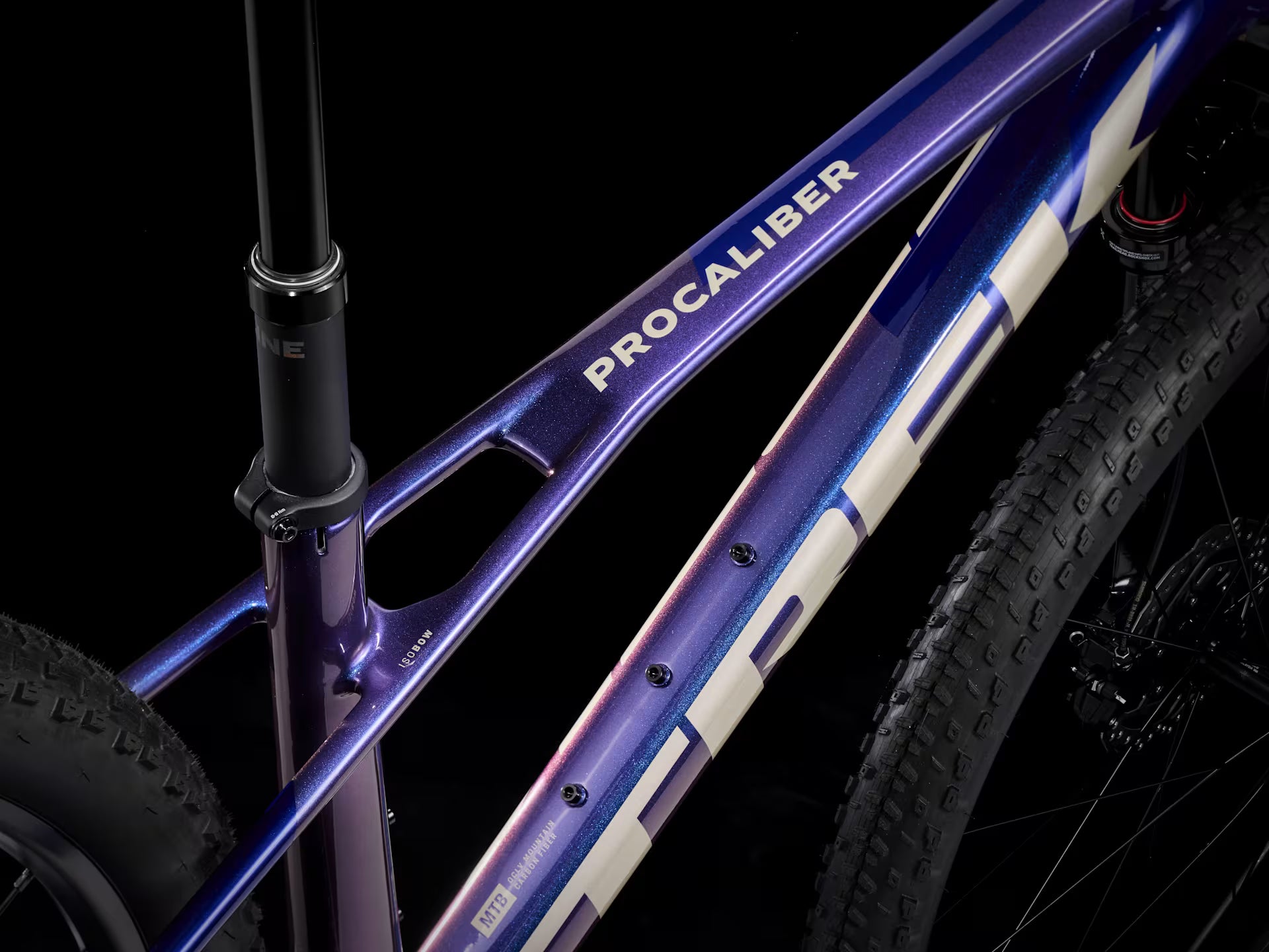 Bicicleta Cross Country Trek Procaliber 9.5 Purple Flip Hex Blue 3ra Gen