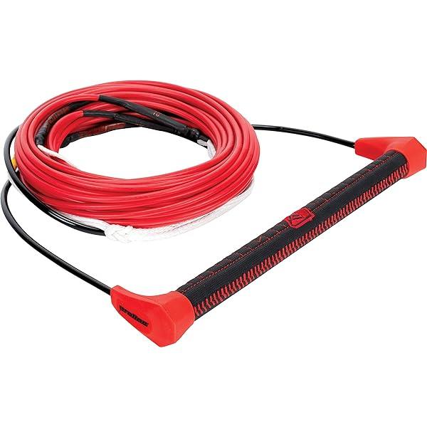 Proline Cuerda Wakeboard Suede Dyneema 3-5 secciones Mango 75 LGS Rojo - Rideshop