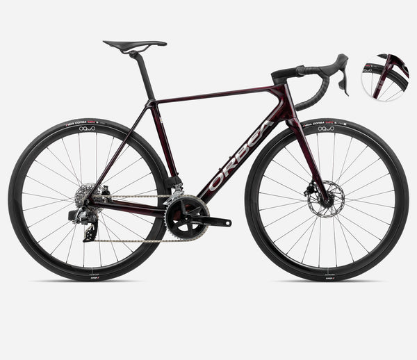 Orbea Bicicleta ORCA M31ETEAM PWR | Burdeos-Titanio - Rideshop