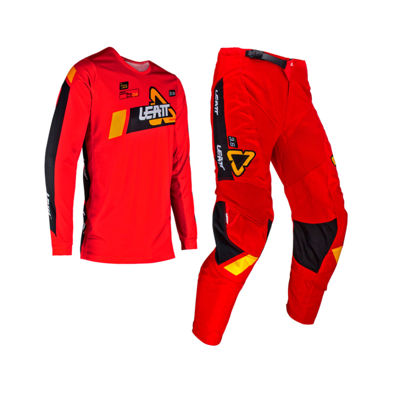 Leatt Ride Kit 3.5 Niño Red (Pantalón + Jersey)