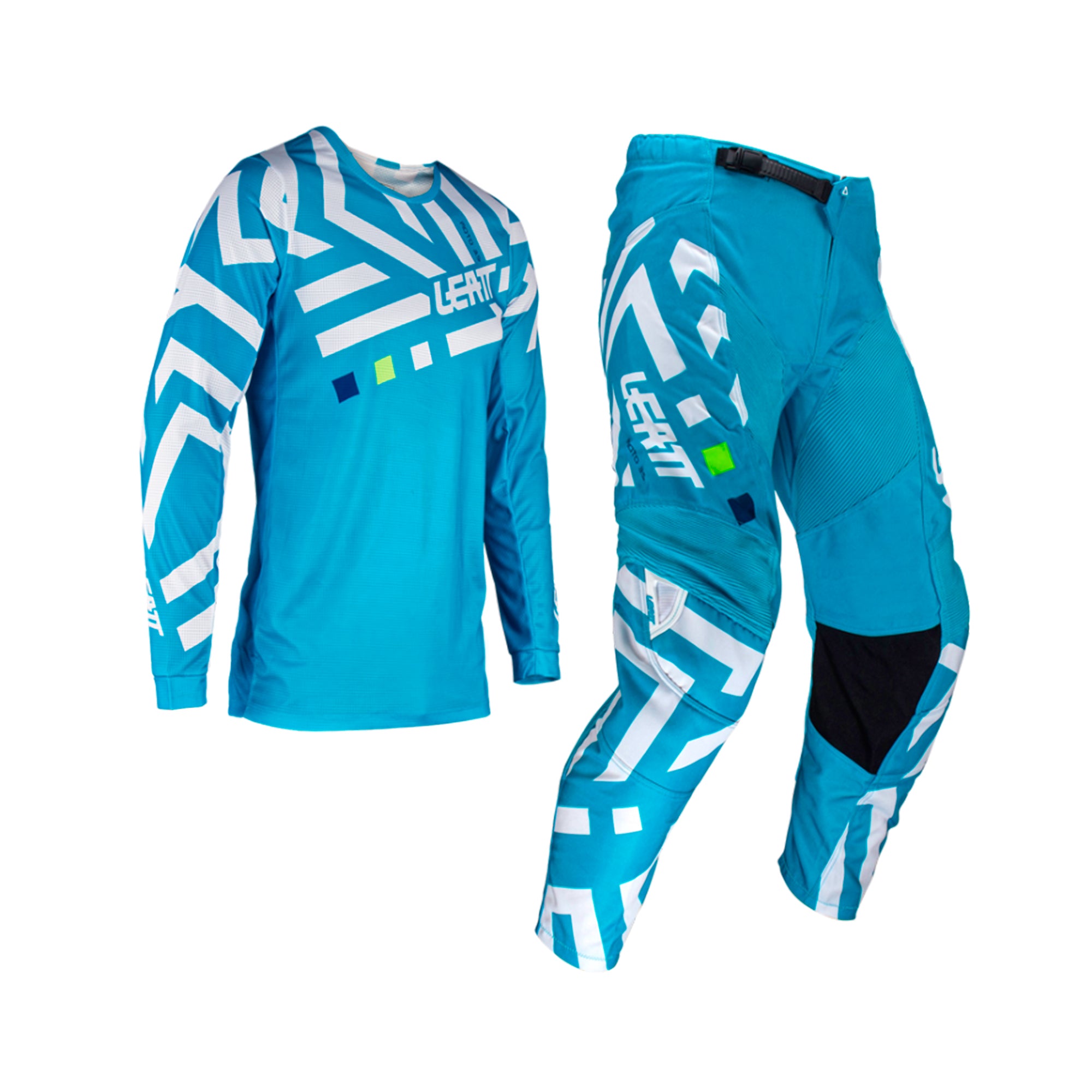 Leatt Ride Kit 3.5 Cyan (Pantalón + Jersey) - Rideshop