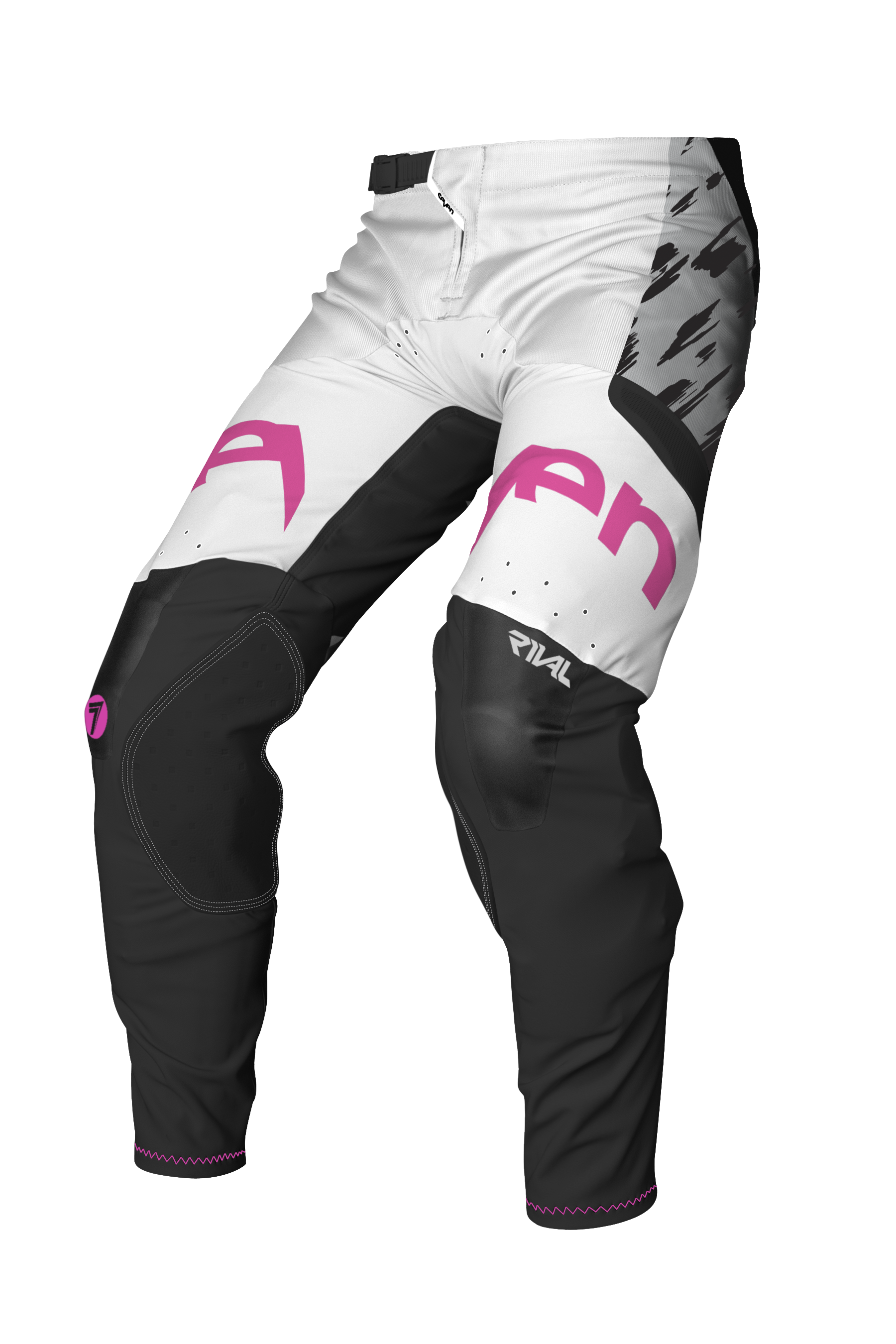 25.1 Seven Rival Clash Pantalón Blanco / Gris