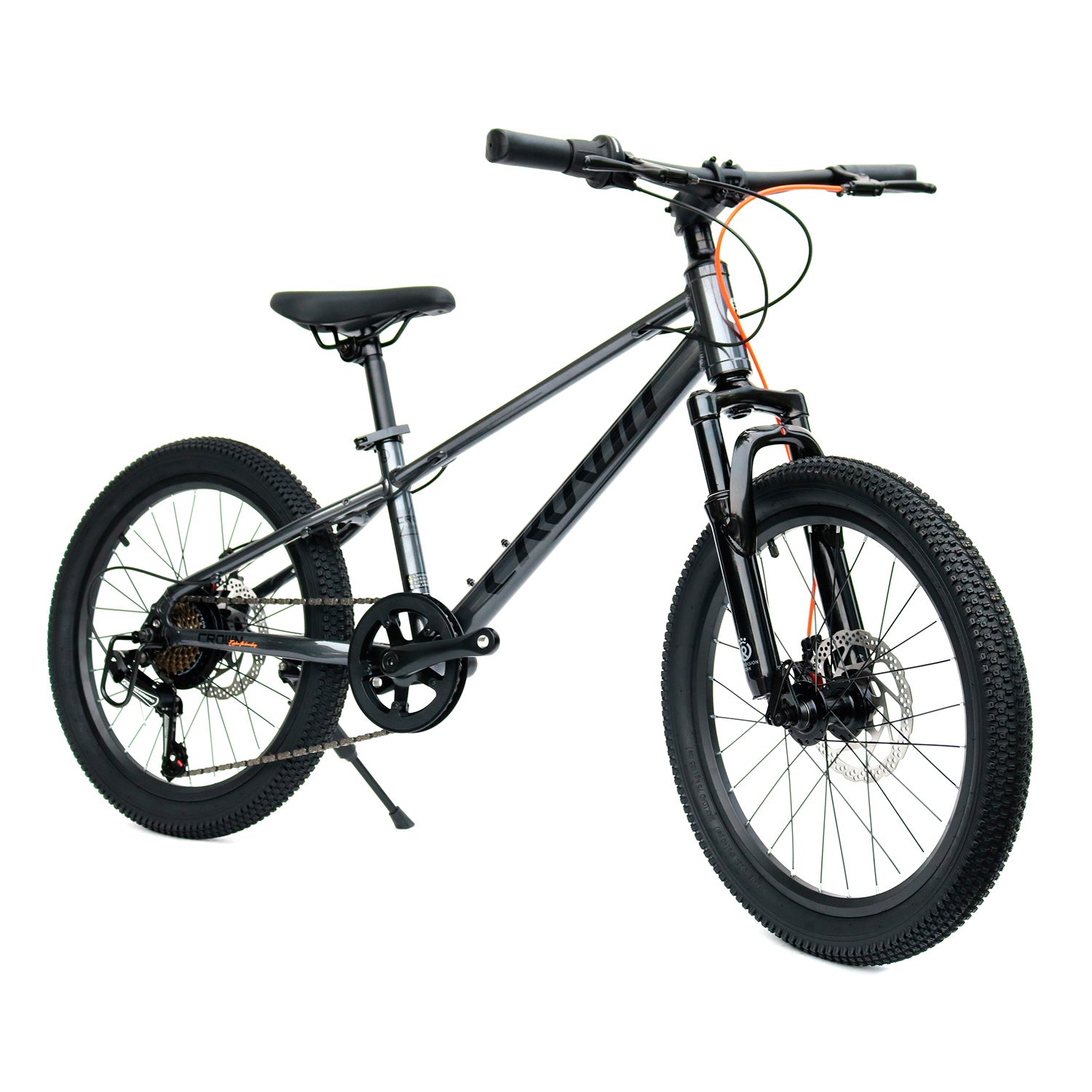 Bicicleta Royal Baby Crown MTB JR 7V 20" Aluminio Gris